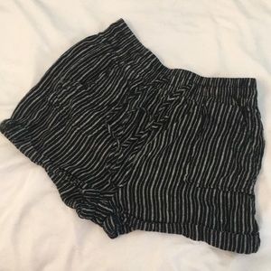 pinstripe flowy shorts!